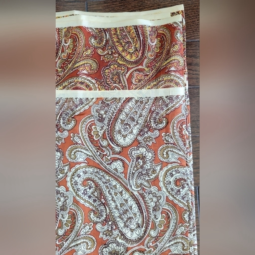 Brown Patterned Silk Saree